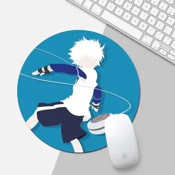 Hunter X Hunter Killua Figura Anime Personalizate, Mousepad Calculator Laptop Anime Mouse-ul Rotund Mat Non-alunecare de Perna