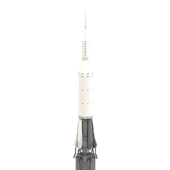 Spațiu MOC-37172 Sovietice N1 Luna Racheta Saturn V scară Cărămizi Compatibil cu Blocuri Mici Asambla Jucării pentru Copii