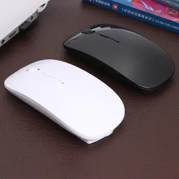 Portabil 2.4 G Mouse Wireless Ultra-subțire Portabil Wireless Mini Mouse-ul 10m Transmite Optice de Birou Ergonomic Soareci pentru Laptop Mac