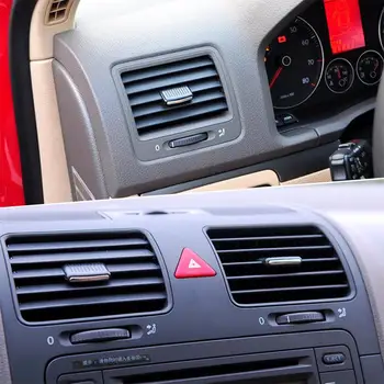 1 buc ABS+PC Masina Fata de a/C de Ventilație de Evacuare Tab Clip Auto cu Aer Condiționat Reglează Vânt Masina Aer Condiționat Frunze Kit pentru VW Sagitar