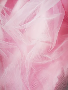 Tul roz Tableskirt pentru decor nunta aniversare Petrecere copil de dus decor Cină Veselă 3 Niveluri de Masă Textile de Casa