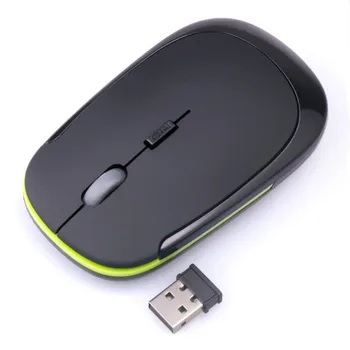 Ultra-subțire mouse-ul fără fir mut mouse-ul bluetooth 2.4 ghz DPI reglabil