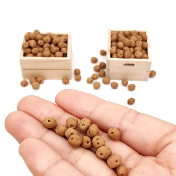 10BUC Manual Păpuși în Miniatură Model Mini Alimente Legume Cartofi Decor Bucatarie Cadou de 1:12 casă de Păpuși de Cartofi