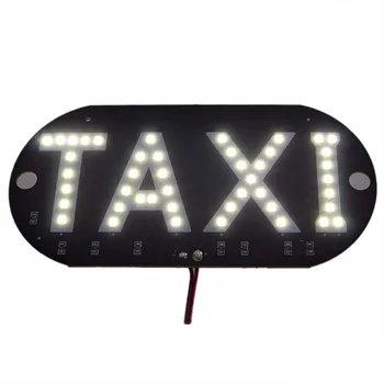 1 buc 12V LED-uri Auto Taxi indicator de Brand Nou de Înaltă Calitate de Economisire a Energiei Lungă de Viață a Lămpii de Parbriz Semn de Parbriz Lumina Lămpii