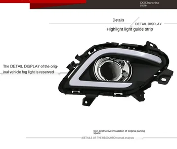 Transformarea Semnalului & intensității luminoase în stil releu 12V auto LED DRL lumini de zi cu lampa de ceață gaura pentru Mazda 6 Atenza-2016