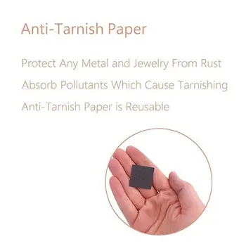 10buc Bijuterii Anti-Tarnish Paper Tab Benzi pentru Argintărie, Bijuterii de Protecție
