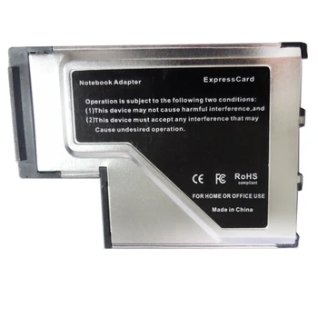 3Port Ascunse în Interiorul USB3.0 să Expresscard Express Card 54 Expresscard 54mm Laptop Adaptor Convertor FRESCO LOGIC Chipset FL1100