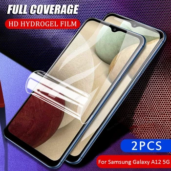 2 buc Hidrogel Protector Pentru Samsung Galaxy A12 telefon cu Ecran de Protecție moale film pentru samsung a12 Hidrogel Film Nu Sticla