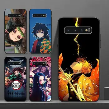 Anime Demon Slayer Kimetsu Nu Yaiba Caz de Telefon Pentru Samsung A50 A51 A71 A20E A20S S10 S20 S21 S30 Plus ultra 5G M11 funda shell