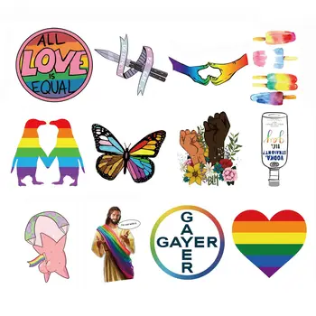 50Pcs Gay Pride Curcubeu Autocolante Pentru Laptop Telefon de Bagaje Chitara DIY Scrapbooking Graffiti Jurnal Eticheta de Papetărie Decor Autocolant
