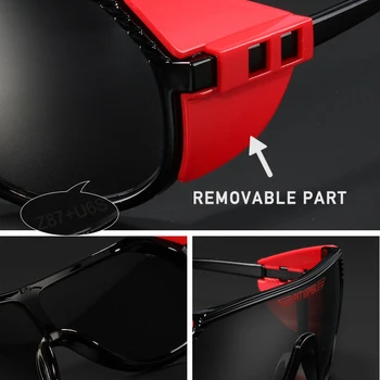 2020 viperă ochelari de Soare nou sosit în oglindă ochelari rama tr90 protecție UV400 Z87+ Lentile ochelari de protecție 10 CULORI cu caz