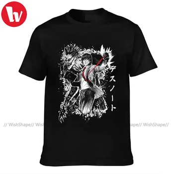 Death Note Tricou Grafic De Bumbac T-Shirt Mâneci Scurte De Imprimare De Bază Tricou Bărbați Supradimensionate