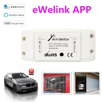 EWelink de Bază R2 Wifi DIY Inteligent de la Distanță fără Fir Comutator Domotica Controler de Lumină Modul de Lucru cu Alexa de Start Google eWeLink
