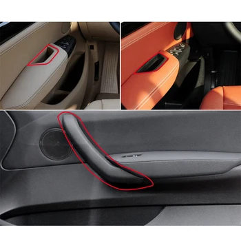 Stanga dreapta Negru Bej Interior Auto Interior Ușa Trageți Mânerul Garnitura Capac set Complet se Potrivesc Pentru BMW X3 X4 Pentru F25 F26 2010-2017