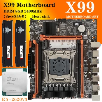 X99 despre lga2011-3 placa de baza cu E5 2620 V3 procesor CPU Accesorii DDR4 2piese memorie RAM kit