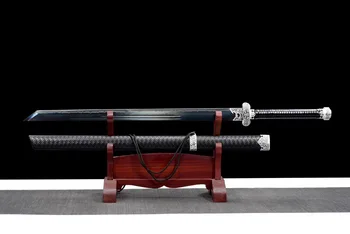 În Aer Liber, Gata De Luptă Katana Japonesa Real Mână De Ascuțit Din Oțel Forjat Catanas Japonesa Espada Samurai Sabie Japoneză Paloș