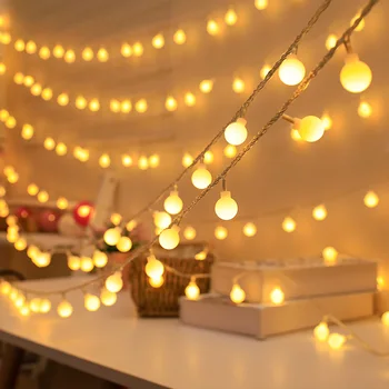 Craciun cu LED-uri Stele Șir de Lumini 10m Zână Mingea Ghirlanda de Iluminat pentru Exterior de Vacanță Nunta Xmas Party Garden Home Decor