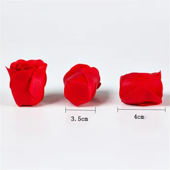 Noi 81pcs/1Box Decor de Nunta Trandafir de Săpun Cap de Floare cu Trei straturi Fără Bază de Simulare a Crescut Veșnică Floare Trandafir 2020 ieftine
