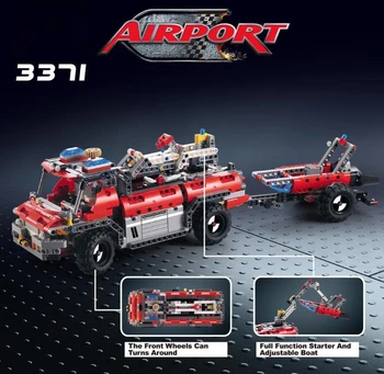 1110pcs de stingere a Incendiilor 2in1 Camioane masini de Constructii Blocuri compatibil City camion foc de Salvare blocuri Pompier Cărămizi copil