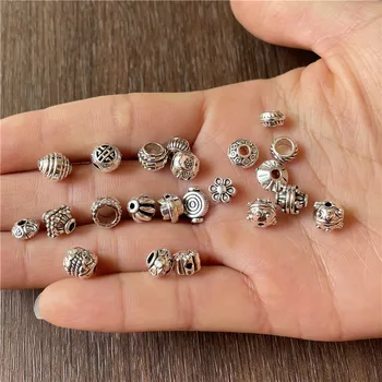 JunKang 30buc lot mixt diferite intervale neregulate manual DIY margele spacer colier brățară en-gros de mare de bijuterii