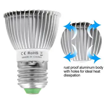 4PCSx E27 /28W 85v-265v Plante LED-uri Cresc de Lumină Hidroponice Spectru Complet de Creștere Lampa