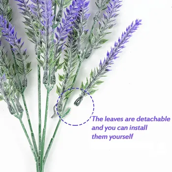 1Bunch Romantic Provence Lavender Artificiale din Plastic Nunta de Flori Decorative Acasă Masa de Gradina DIY Fals Plante Decor Consumabile