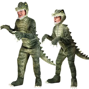 De Halloween pentru Copii de Ziua Jurassic Spectacol de teatru de Performanță Animal Adult American Cosplay Costum Crocodil