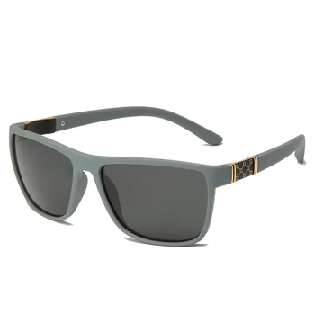 Brand Design Clasic Polarizat ochelari de Soare Barbati Pătrat de Conducere Ochelari de Soare Vintage Strat de ochelari de soare UV400 Nuante gafas de sol