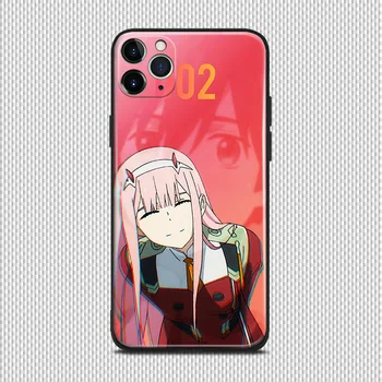 Zero doi 002 dragă în franxx anime Pentru iPhone 6 se 6s 7 8 plus x xr xs 11 pro max silicon moale caz de telefon acoperă shell