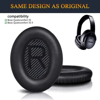 Profesional Bose QC35 Tampoane pentru Urechi Perne de Înlocuire - Pernițe Compatibil cu Bose QuietComfort 35 (QC35) Căști