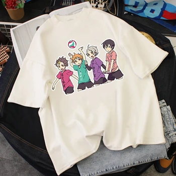 Volei Junior Anime Femeie T-Shirt Japonia, Coreea De Desene Animate De Imprimare Stil Harajuku Bumbac Top Casual Lejere De Vara Lady Îmbrăcăminte