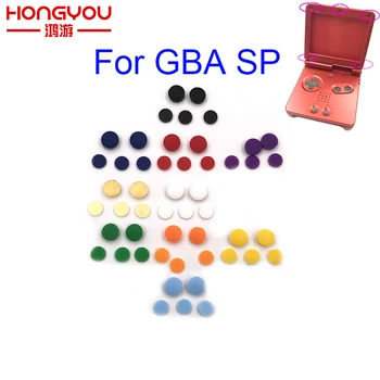 Pentru GBA SP Înlocuire Șurub Dop de Praf Acoperă Dopul de Cauciuc Pentru Gameboy Advance SP Coajă de Locuințe Luminos de Cauciuc