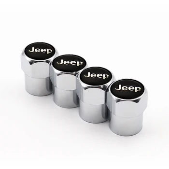 4buc volan cauciucuri valve capac de protecție capac de decorare accesorii auto potrivit pentru JEEP Rubicon Grand Cherokee Patriot Renegat