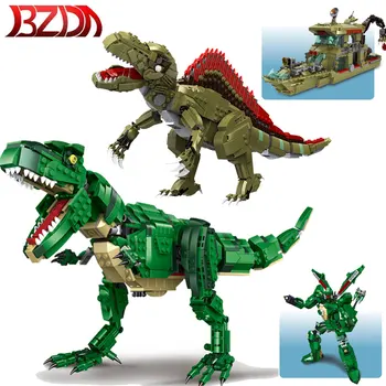 BZDA Indominus Rex Dinozaur Jurassic Park Blocuri Tyrannosaurus Rex Dinozaur Jurassic World Model Cărămizi Jucării Pentru Băieți