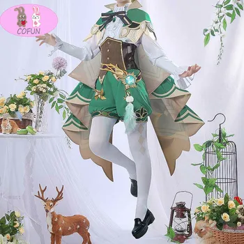 Anime Genshin Impact Venti Barbatos Uniformă Cosplay Costum Halloween, Costum Pentru Femei Costum Nou 2020