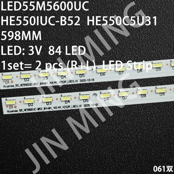 Benzi cu LED-uri Pentru Hisense LED55M5600UC HE550IUC-B52 HE550C5U31