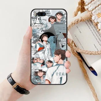 Haikyuu tooru oikawa Anime Telefon caz Pentru Xiaomi Mi Max Nota 3 A2 A3 8 9 9M 10 Pro Lite Ultra negru 3D bara de artă coque silicon
