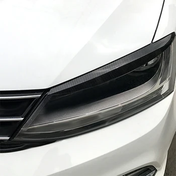 Faruri auto Spranceana Pleoape Autocolant pentru Volkswagen Jetta MK6 Styling Auto din Fibra de Carbon