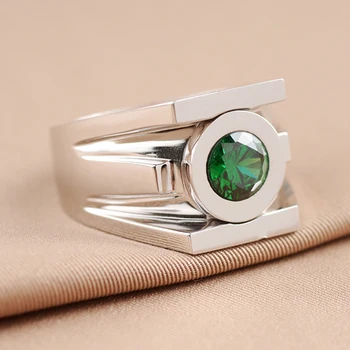 Calitate De Top Super-Erou Green Lantern Rings Barbati Real 925 De Bijuterii De Argint Pentru Femei Gratuit Gravare Picătură Navă
