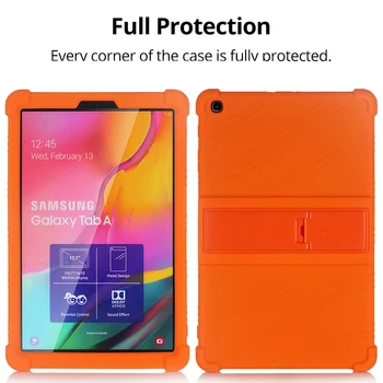 Caz pentru Samsung Galaxy Tab 10.1 2019 T510 S6 Lite 10.4 P610 8.0 T290 S5E 10.5 T720 A7 2020 T500 Copiii Caz Moale cu Capac de Silicon