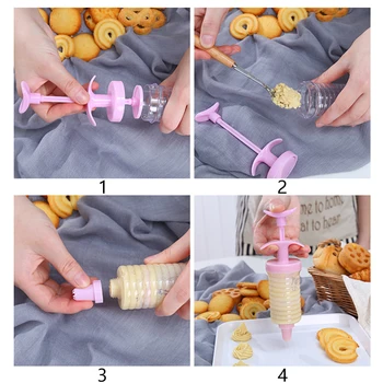 Instrumente DIY, produse de Patiserie Prăjitură Tort Roz Sfaturi Decorative din Plastic Crema Arma de Patiserie Seringă Extruder Bucătărie Gadget Patiserie Duze
