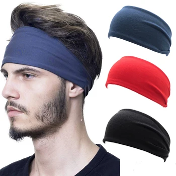 Unisex Elastic Hairband Culoare Solidă Sport Yoga Bentita versatil Femei Întindere în aer liber de Fitness Benzi de Cap Moda Parul Vara