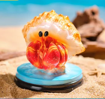 Orb caseta de jucărie vara hermit crab de serie la modă joc drăguț de crab, caracatita papusa drăguț fată manual de acasă decorare auto cutie misterioasă