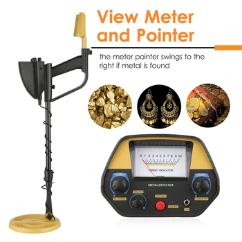 De VÂNZARE la CALD Subteran Detector de Metale QC1039 Aur Detectoare de Bijuterii de Aur Solicitanții de Metal Finder Vânător de Comori Circuitul de Metales