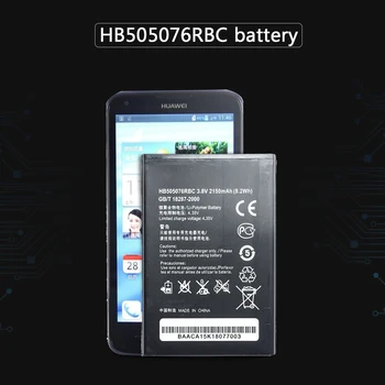 Pentru Huawei A199 C8815 G606 G610 G700 G710 G716 Y600 G615 Telefon Mobil Baterie de schimb HB505076RBC 2150mAh