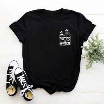 Vot pentru Femei tricou Femeie din Bumbac coreea Style Moda Tricou Femme Mâneci Scurte Tricouri Femeie Fcasual Streetwear