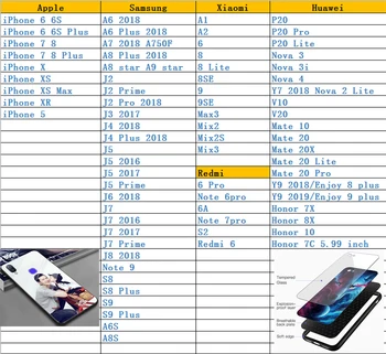 Personalizate Personalizate Caz Telefon Din Sticla Temperata Pentru Samsung Galaxy A10 S A20 S A50 A51 A71 A70 A80 A81 A91 Acoperi Design Personalizat