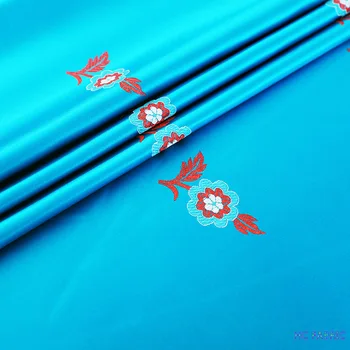 75cm Satin de Cusut, Tesaturi Brocart Model Jacquard Designer Tesatura pentru Cheongsam și Kimono Mozaic Manual Material