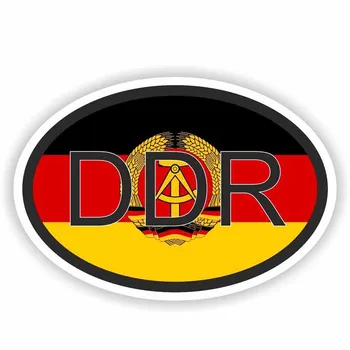 Amuzant, Creativ DDR Germania Codul de Țară Autocolante Auto Automobile Motociclete Accesorii Exterioare Decalcomanii de Vinil
