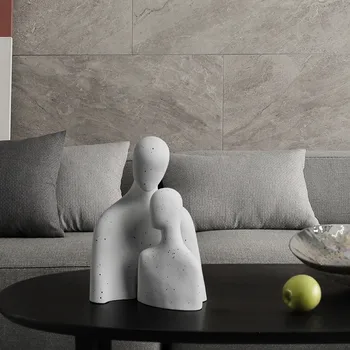 Nordic caracter abstract decor din ceramică pridvor dormitor living room decor de birou de acasă decorare birou meserii